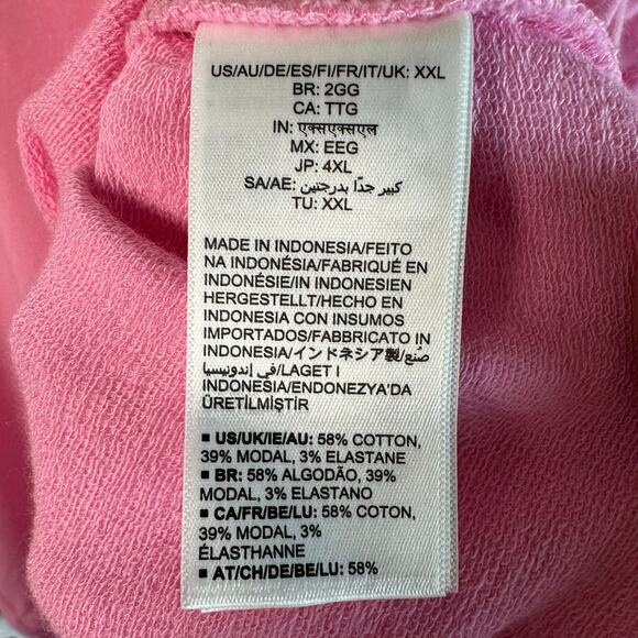 Daily ritual women's sweatshirt cozycore super soft pink comfortable plus size - Picture 6 of 9